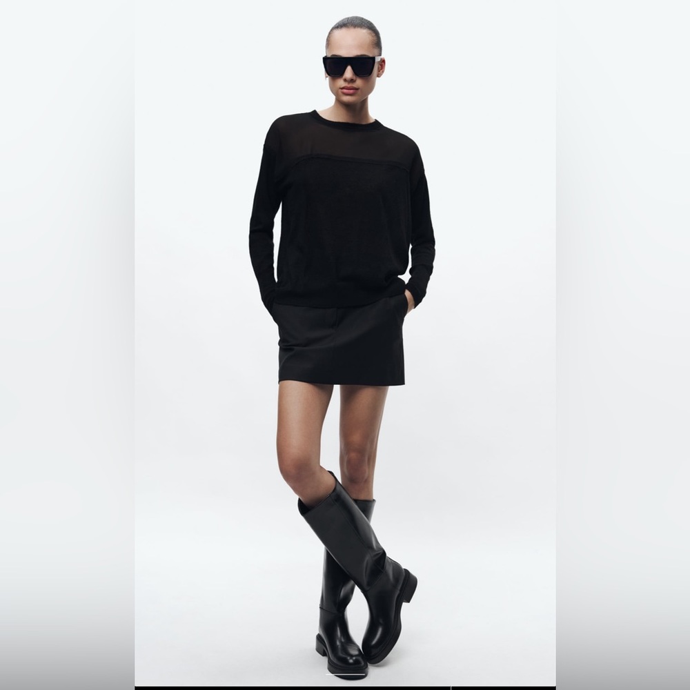 Zara Knit Wool Blend Sweater